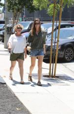HILARY SWANK Heading to Zinque Restaurant in Los Angeles 06/20/2015