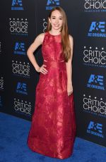 HOLLY TAYLOR at 5th Annual Critics Choice Television Awards in Beverly Hills