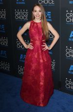 HOLLY TAYLOR at 5th Annual Critics Choice Television Awards in Beverly Hills