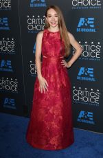 HOLLY TAYLOR at 5th Annual Critics Choice Television Awards in Beverly Hills