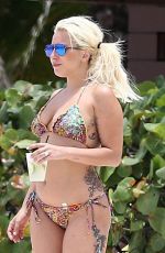 LADY GAGA in Bikini at a Beach in Bahamas 06/14/2015