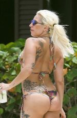 LADY GAGA in Bikini at a Beach in Bahamas 06/14/2015