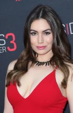 SOPHIE SIMMONS at Insidious Chapter 3 Premiere in Hollywood