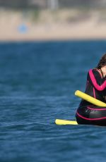 MARIAH CAREY in Wetsuit at a Beach in Italy 06/22/2015