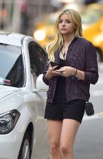 CHLOE MORETZ Out and About in New York 06/22/2015