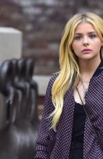 CHLOE MORETZ Out and About in New York 06/22/2015