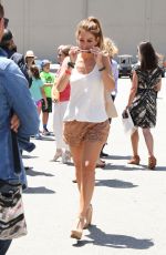 MARIA MENOUNOS at Fast & Furious Supercharged Ride at Universal Studios