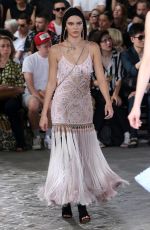 KENDALL JENNER on the Runway of Givenchy Fashion Show in Paris