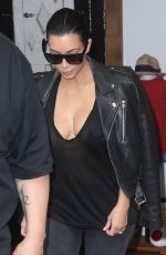 KIM KARDASHIAN Leaves Her Home in New York 06/01/2015