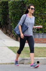 JORDANA BREWSTER Heading to a Gym in Los Angeles 06/04/2015