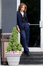 JENNIFER LOPEZ on the Set of Shades of Blue 06/05/2015