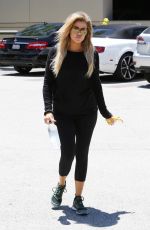 KHLOE KARDASHIAN Heading to a Gym in Westlake Village 06/25/2015