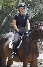 IGGY AZALEA at Horeback Riding in Calabasas 06/04/2015