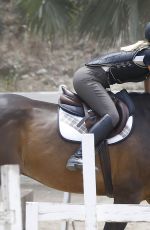 IGGY AZALEA at Horeback Riding in Calabasas 06/04/2015