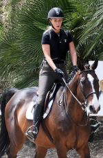 IGGY AZALEA at Horeback Riding in Calabasas 06/04/2015