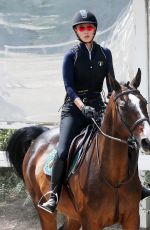 IGGY AZALEA at Horseback Riding in Calabasas 06/03/2015