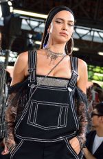 IRINA SHAYK on the Runway of Givenchy Fashion Show in Paris