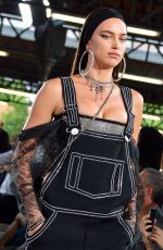 IRINA SHAYK on the Runway of Givenchy Fashion Show in Paris