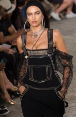 IRINA SHAYK on the Runway of Givenchy Fashion Show in Paris