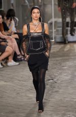IRINA SHAYK on the Runway of Givenchy Fashion Show in Paris