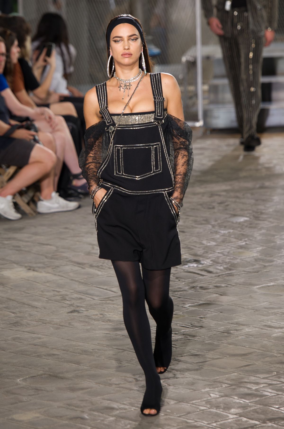 IRINA SHAYK on the Runway of Givenchy Fashion Show in Paris – HawtCelebs