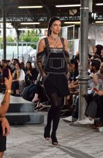 IRINA SHAYK on the Runway of Givenchy Fashion Show in Paris