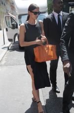 IRINA SHAYK Out and About in Paris 06/26/2015