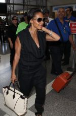 JADA PINKETT SMITH Arrives at LAX Airport in Los Angeles 06/26/2015