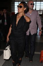 JADA PINKETT SMITH Arrives at LAX Airport in Los Angeles 06/26/2015