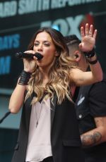 JANA KRAMER Peforms at Fox & Friends All-american Summer Concert Series in New York