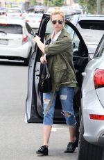 JANUARY JONES at a Post Office in Encino 06/11/2015