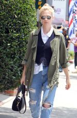 JANUARY JONES at a Post Office in Encino 06/11/2015