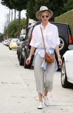 JANUARY JONES Out and About in Santa Monica 06/04/2015
