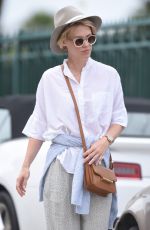JANUARY JONES Out and About in Santa Monica 06/04/2015