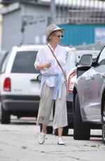 JANUARY JONES Out and About in Santa Monica 06/04/2015