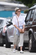 JANUARY JONES Out and About in Santa Monica 06/04/2015
