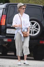 JANUARY JONES Out and About in Santa Monica 06/04/2015