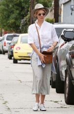 JANUARY JONES Out and About in Santa Monica 06/04/2015