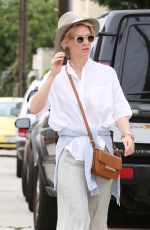 JANUARY JONES Out and About in Santa Monica 06/04/2015