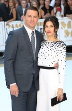 JENNA DEWAN at Magic Mike XXL Premiere in London