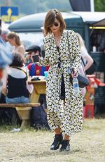 JENNA LOUISE COLEMAN at 2015 Glastonbury Festival in Somerset