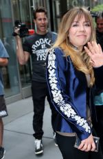 JENNETTE MCCURDY Leaves SiriusXM Studios in New York 06/09/2015