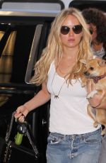 JENNIFER LAWRENCE in Jeans at Los Angeles International Airport