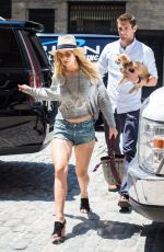 JENNIFER LAWRENCE in Jeans SHorts Out in New York 06/10/2015