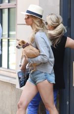 JENNIFER LAWRENCE in Jeans SHorts Out in New York 06/10/2015