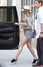 JENNIFER LAWRENCE in Jeans SHorts Out in New York 06/10/2015