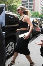 JENNIFER LAWRENCE Leaves Her Hotel in New York 06/28/2015