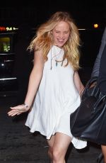JENNIFER LAWRENCE Out for Dinner in New York 06/24/2015