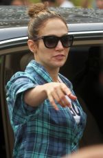 JENNIFER LOPEZ at Shades of Blue Set in New York 06/15/2015