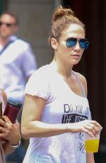 JENNIFER LOPEZ in Leggings Out and About in New York 06/11/2015